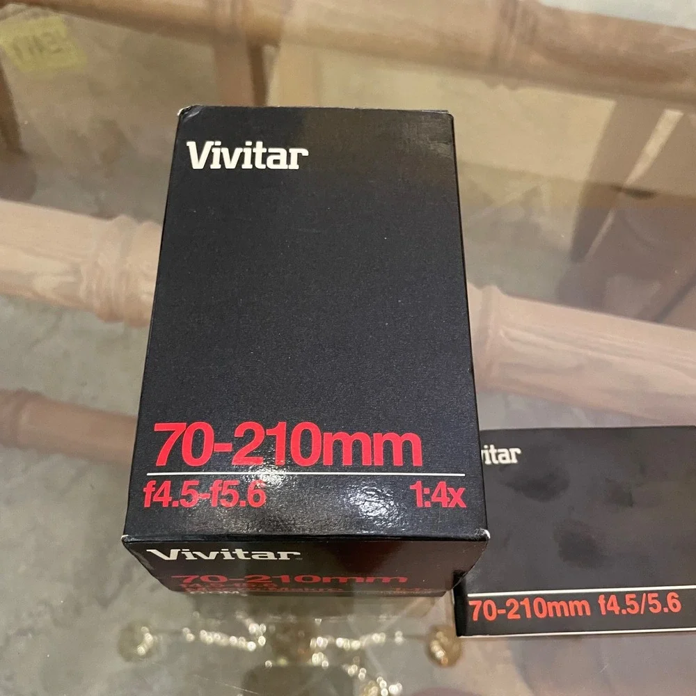 Vivitar 70-210mm f4.5-5.6 Macro Zoom Lens for Olympus O/OM Mount with Box 217180
